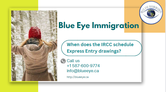 When does the IRCC schedule Express Entry drawings?