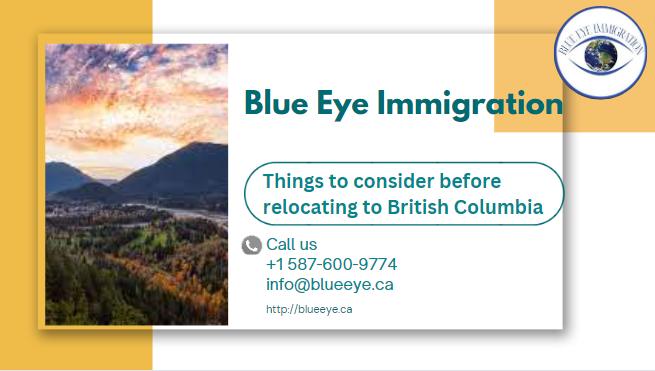 Things to consider before relocating to British Columbia