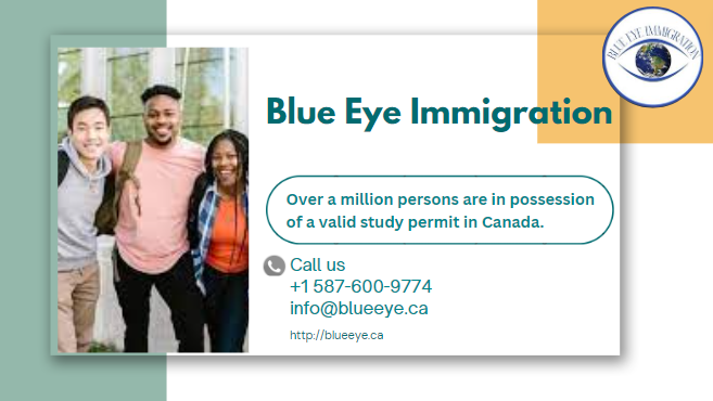 Over a million persons are in possession of a valid study permit in Canada.